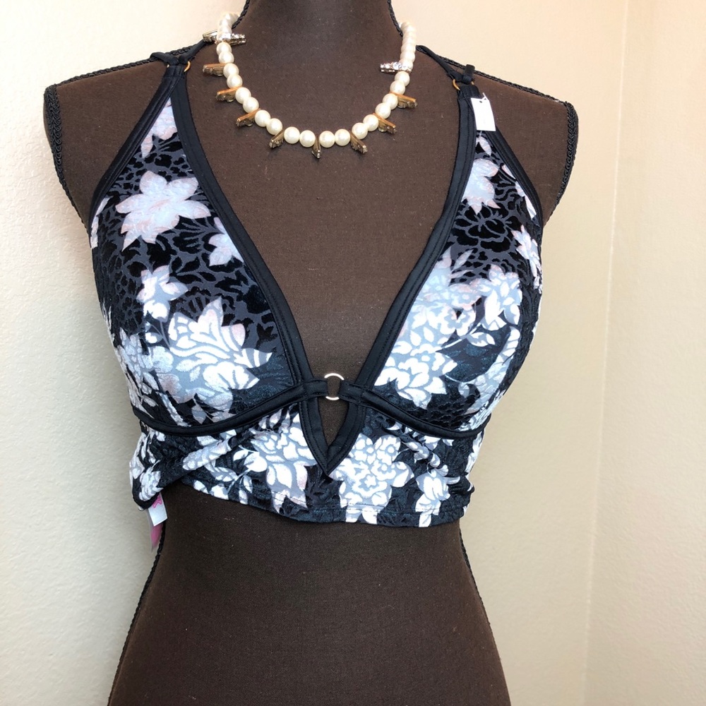 PINK Victoria Secret || Floral Burnout Bralette